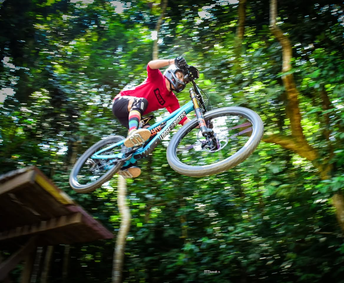 Mountain biking backdrop